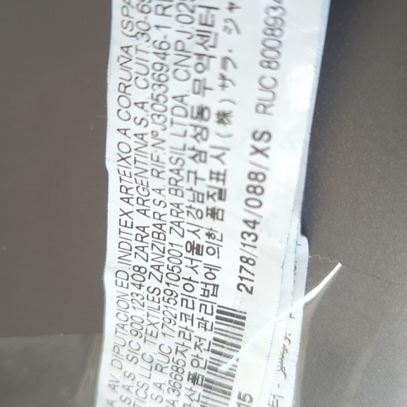 Zara Double Oversized Breasted Checkered Blazer XS - Picture 14 of 16